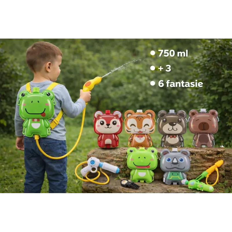 Koala Games G2658 Kuprinės vandens pistoletas (Atsitiktinis)
