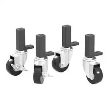 SABELT SIM RACING Sabelt Wheels Kit, Heavy-Duty Casters, for Sim Racing Rig - Black, 4-Piece Set