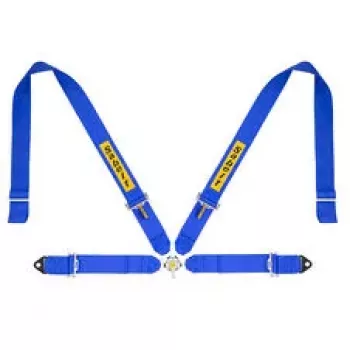 SABELT SIM RACING Sabelt Sim Seatbelts, 4-Point Harness, Adjustable, Compatible with P, S and X Series - Blue