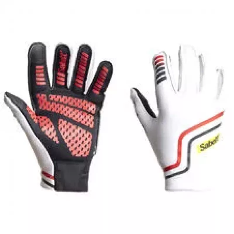 SABELT SIM RACING Sabelt G33 Sim Racing pirštinės - Dydis XL, Balta
