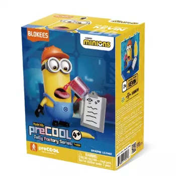 BLOKEES MINIONS preCOOL S1 - KEVIN THE JELLY TASTER statybinė figūrėlė