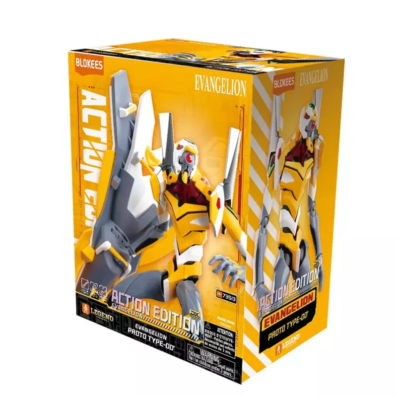 BLOKEES EVANGELION ACTION EDITION - EVANGELION PROTO TYPE 00' Statybinis Blokelių Veiksmo Figūrėlės Rinkinys