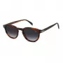 DAVID BECKHAM DB-1007-S-0CJ Vyriški kvadratiniai acetatiniai akiniai nuo saulės Havana/Pilka 49/24/145 mm