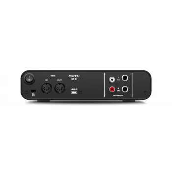 MOTU M2 USB-C garso sąsaja 2x2 24-bit/192 kHz su MIDI I/O