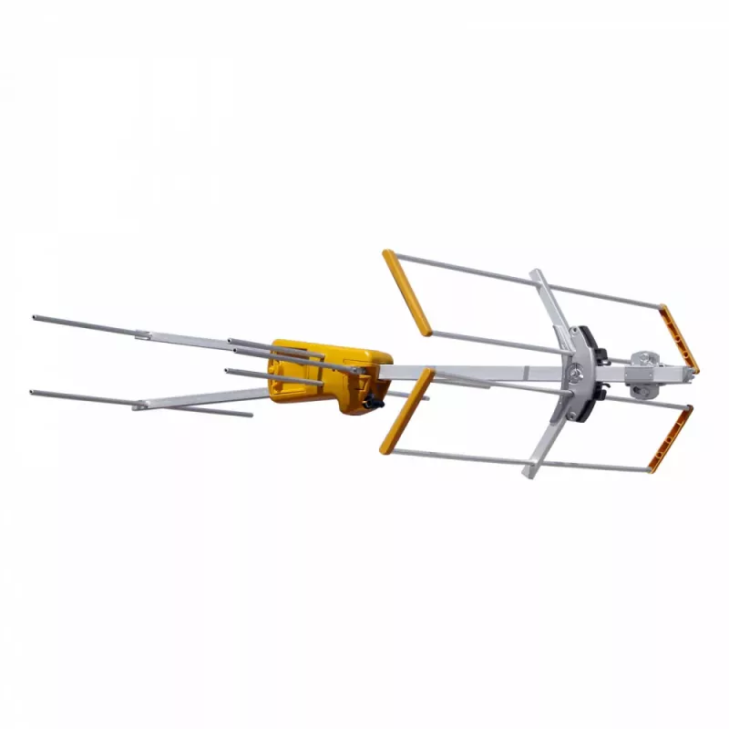 TELEVES Yagi V BIII VHF antena, 5 elementų, 174-230 MHz, 7,5 dBi, F tipo jungtis, lauko, juoda
