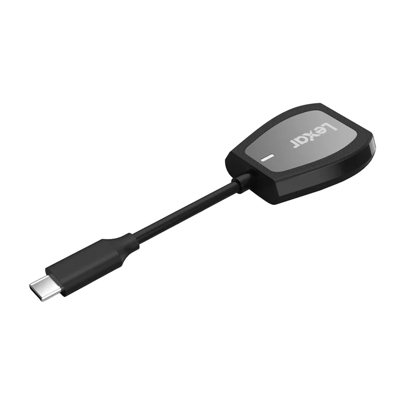 Lexar Dual-Slot SD/microSD atminties kortelių skaitytuvas, USB-C