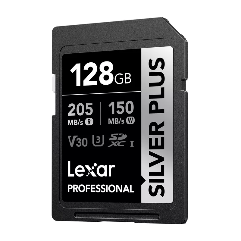 Lexar Professional SILVER PLUS SDXC 128GB atminties kortelė UHS-I U3 V30