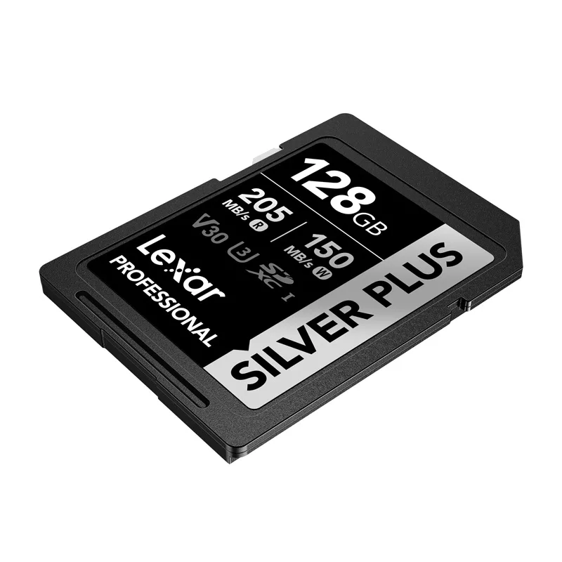 Lexar Professional SILVER PLUS SDXC 128GB atminties kortelė UHS-I U3 V30