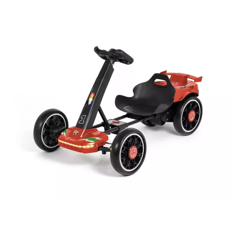 YOUIN e-Kart Red - Hoverboard Go-Kart Attachment for 6.5 inch-10 inch Hoverboards