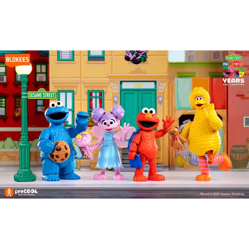 BLOKEES SESAME STREET FIGURES preCOOL S2 - COOKIE MONSTER