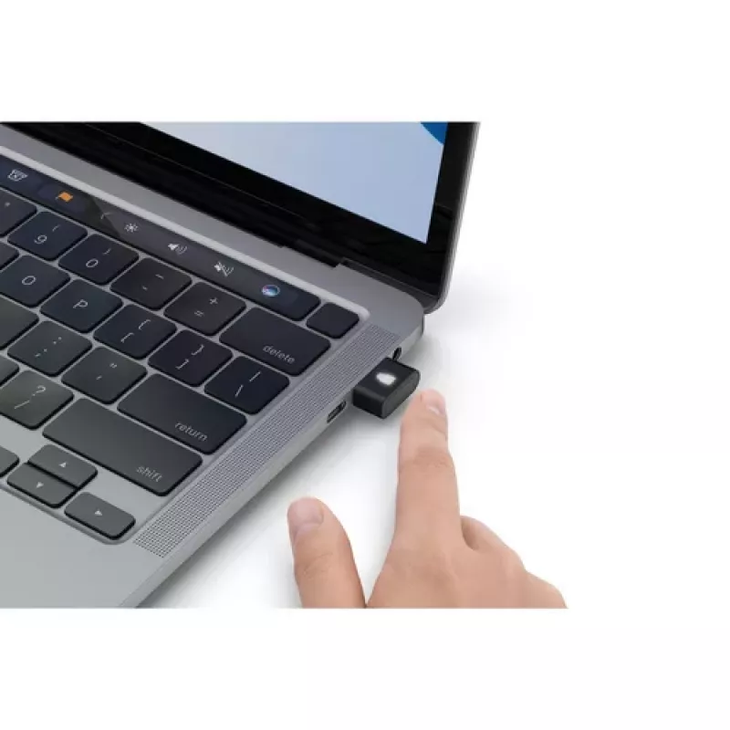 Kensington VeriMark IT 2.0 Fingerprint Reader - USB-A, FIDO2, Windows Hello, juoda