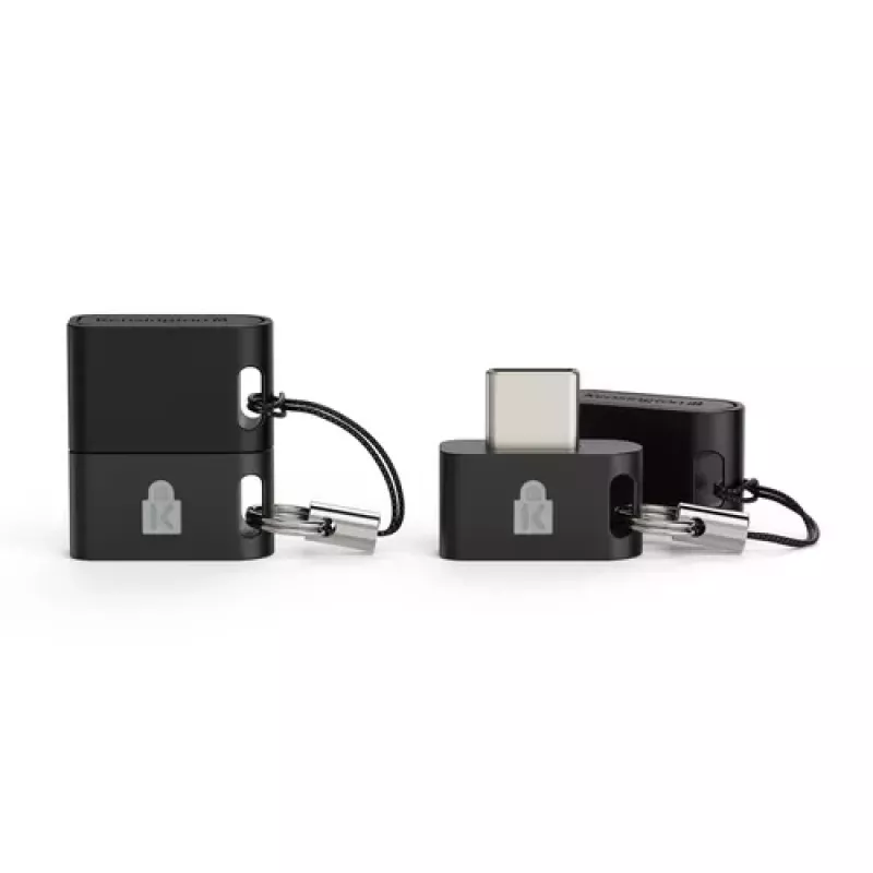 Kensington VeriMark IT 2.0 Fingerprint Reader - USB-A, FIDO2, Windows Hello, juoda