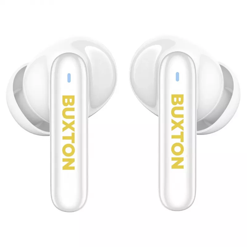 Buxton BTW 7200 White Tuya - In-Ear True Wireless Stereo (TWS) Bluetooth 5.1 ausinės su įkrovimo dėklu, IPX4, balta