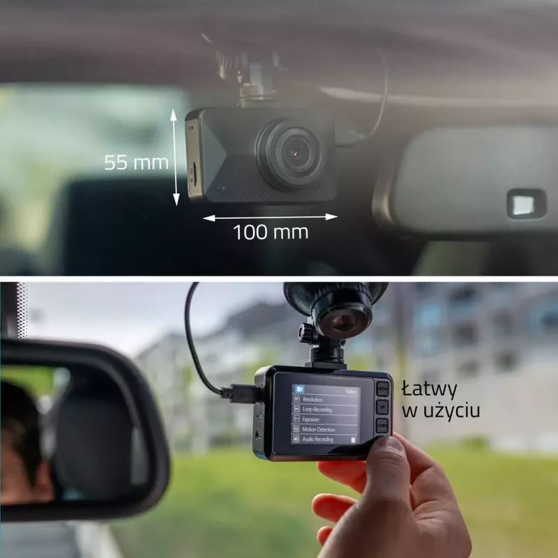 LAMAX T3 Vaizdo registratorius Full HD 1080p 140° Platus kampas su G-Sensor ir Parkavimo režimu
