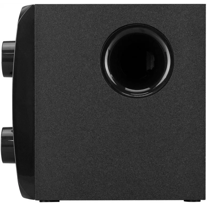 Rampage RMS-G8 25W nešiojamas Bluetooth garsiakalbis su RGB apšvietimu, TWS, FM radiju, juodas