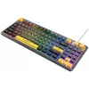 Rampage CYCLONE KNOB RGB 90% mechaninė klaviatūra, Outemu Blue jungikliai, juoda