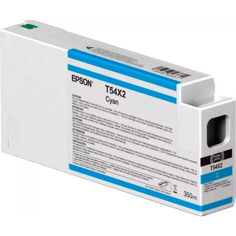 Epson T54X2 Original Cyan Ink Cartridge 350 ml