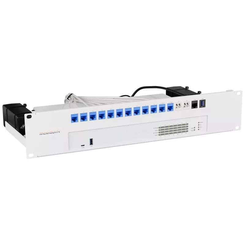 Rackmount.IT RM-SR-T16 Rack Mount Kit, skirtas SonicWall TZ300, TZ400, TZ500, TZ600, SOHO, NSA 2600, NSA 3600, NSA 4600, NSA 5600, NSA 6600 - 1U 19 colių plieninis tvirtinimo laikiklis su jungiamaisiais kabeliais