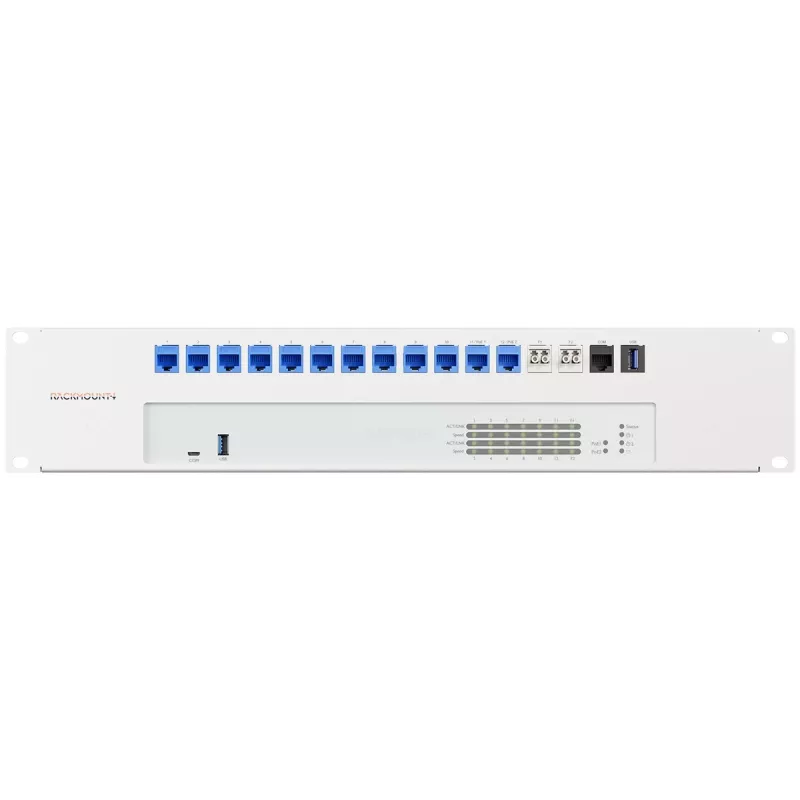 Rackmount.IT RM-SR-T16 Rack Mount Kit, skirtas SonicWall TZ300, TZ400, TZ500, TZ600, SOHO, NSA 2600, NSA 3600, NSA 4600, NSA 5600, NSA 6600 - 1U 19 colių plieninis tvirtinimo laikiklis su jungiamaisiais kabeliais