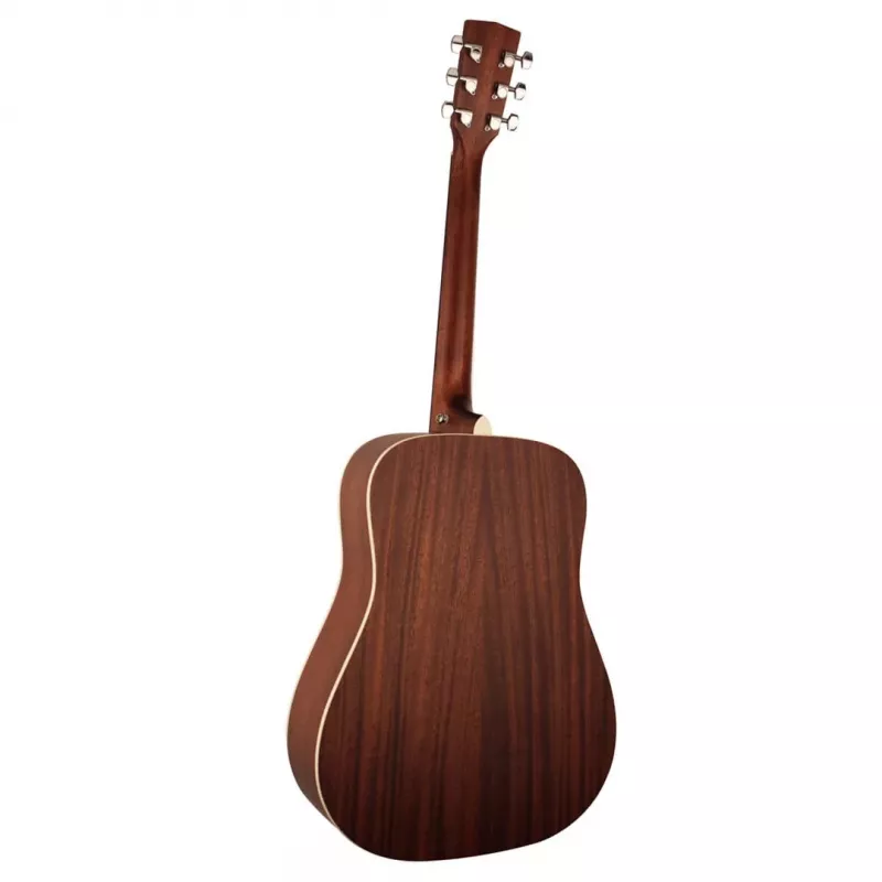 Cort Earth 70 BR akustinė gitara – dreadnought, vientisa Sitkos eglės viršutinė dalis, raudonmedžio galinė dalis ir šonai, natūralus satinas