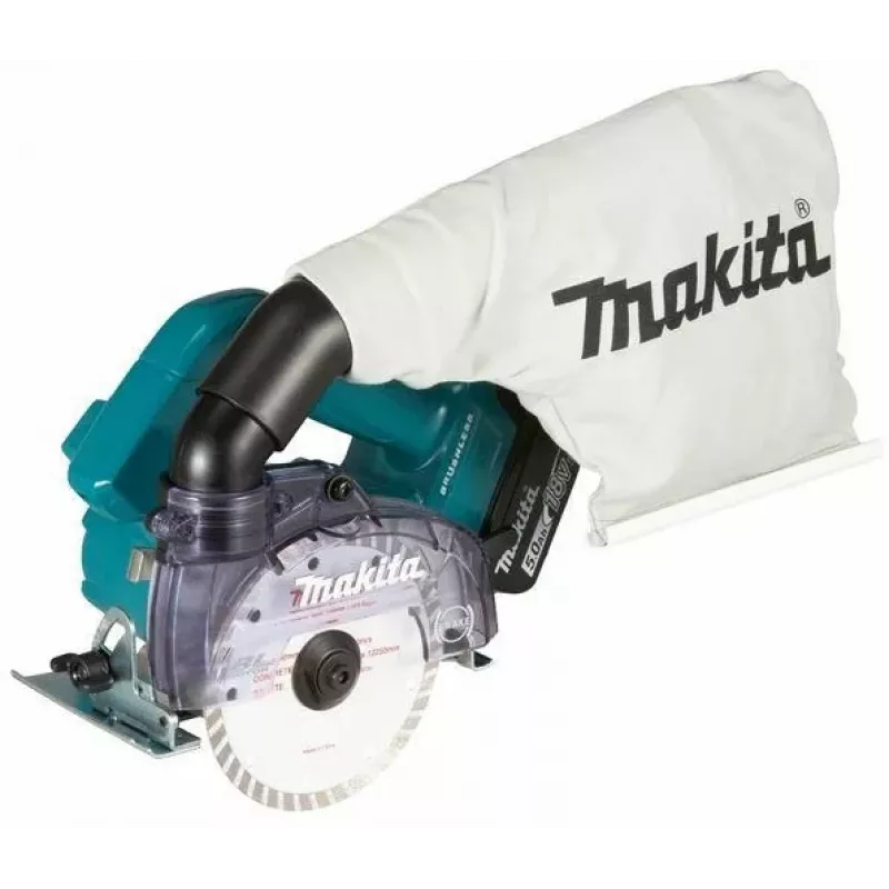 Makita DCC500RTE 18V LXT Bešepetėlis Universalus Pjūklas 125mm 8800 RPM