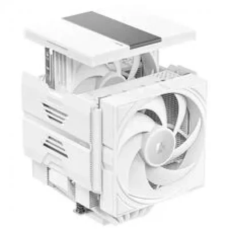 SUDOKOO SK620 CPU Cooler, Dual Tower - 2x 120mm, White