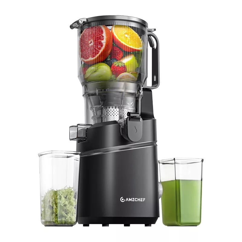 AMZCHEF SJ-036CBK Lėtas sulčiaspaudė (Juoda)