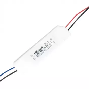HISMART LPV-60-24 24V 2.5A 60W IP67 perjungiamasis maitinimo šaltinis