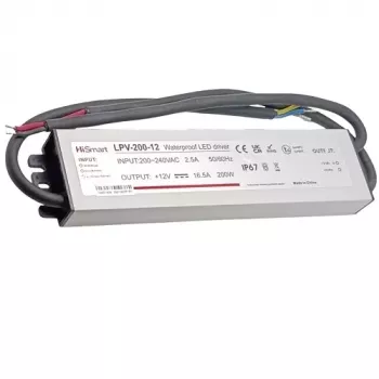 HISMART LPV-200-12 Maitinimo šaltinis 12V 16.5A 200W IP67