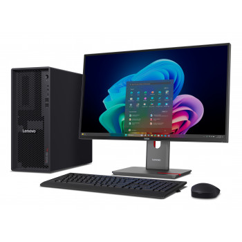 Lenovo ThinkStation P4 30KN bokštinė darbo stotis - AMD Ryzen 7 PRO 9755 3.8GHz, 64GB DDR5, 512GB NVMe SSD, NVIDIA RTX PRO 2000 16GB, Windows 11 Pro