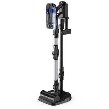 Rowenta X-Force Flex 14.60 Auto Docking belaidis lazdelinis dulkių siurblys RH99C3 - mėlynas/aliumininis, 32,4V, 70 min veikimo, Aqua galvutė, LED apšvietimas