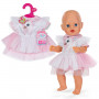 ZAPF CREATION BABY born Gulbės suknelė 43 cm lėlės apranga