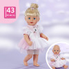 ZAPF CREATION BABY born Gulbės suknelė 43 cm lėlės apranga