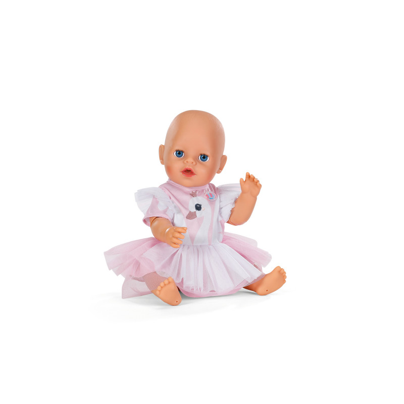 ZAPF CREATION BABY born Gulbės suknelė 43 cm lėlės apranga