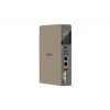 QNAP QBoat-300 itin kompaktiškas bekvapis NAS serveris su dviem M.2 NVMe/SATA lizdais, Intel Celeron J3455 keturių branduolių, 4GB RAM, dvigubu Gigabit Ethernet, HDMI, 2x USB 3.0