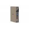 QNAP QBoat-300 itin kompaktiškas bekvapis NAS serveris su dviem M.2 NVMe/SATA lizdais, Intel Celeron J3455 keturių branduolių, 4GB RAM, dvigubu Gigabit Ethernet, HDMI, 2x USB 3.0