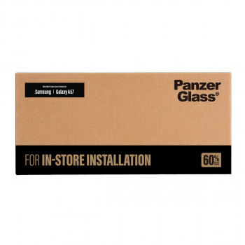 PanzerGlass apsauginis stiklas, skirtas Samsung Galaxy A57 5G, su FastFit montavimo rėmeliu