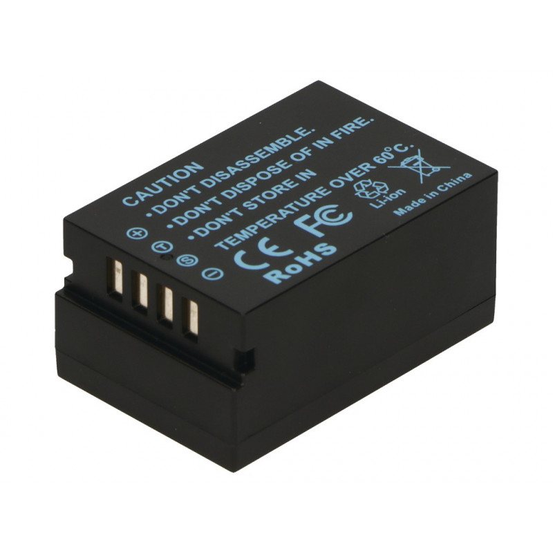 2-POWER DBI1012A 10,8 V 1300 mAh ličio jonų pakaitinė baterija, skirta Panasonic Lumix DMC-FZ7/FZ8/FZ18/FZ28/FZ30/FZ35/FZ38 ir Leica V-LUX 1