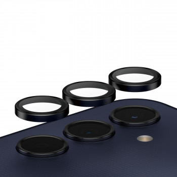 PanzerGlass Hoops fotoaparato objektyvo apsauga, skirta Samsung Galaxy A25 5G, juoda