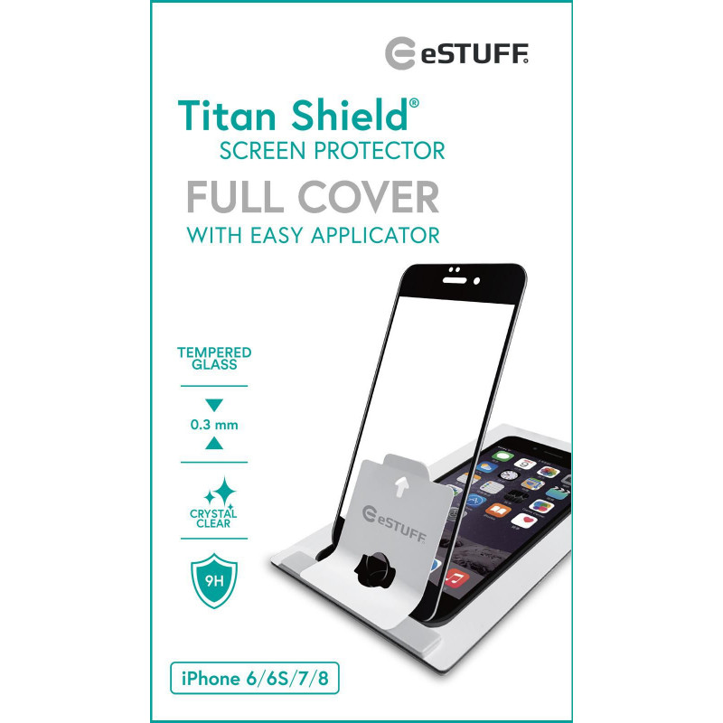 Apple iPhone 8/7/6S grūdinto stiklo ekrano apsauga 9H 0,33 mm skaidri