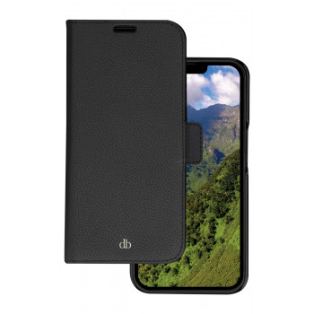 dbramante1928 New York 2-in-1 piniginės dėklas, skirtas iPhone 14 Pro - juodos spalvos
