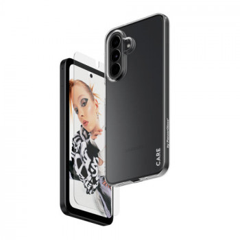 PanzerGlass Hoops 2-in-1 Ultra-Wide Fit ekrano ir objektyvo apsaugos rinkinys, skirtas Samsung Galaxy S26+ – ruda