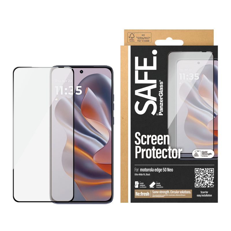 SAFE by PanzerGlass Motorola Edge 50 Neo ekrano apsauga Ultra-Wide Fit SAFE95985