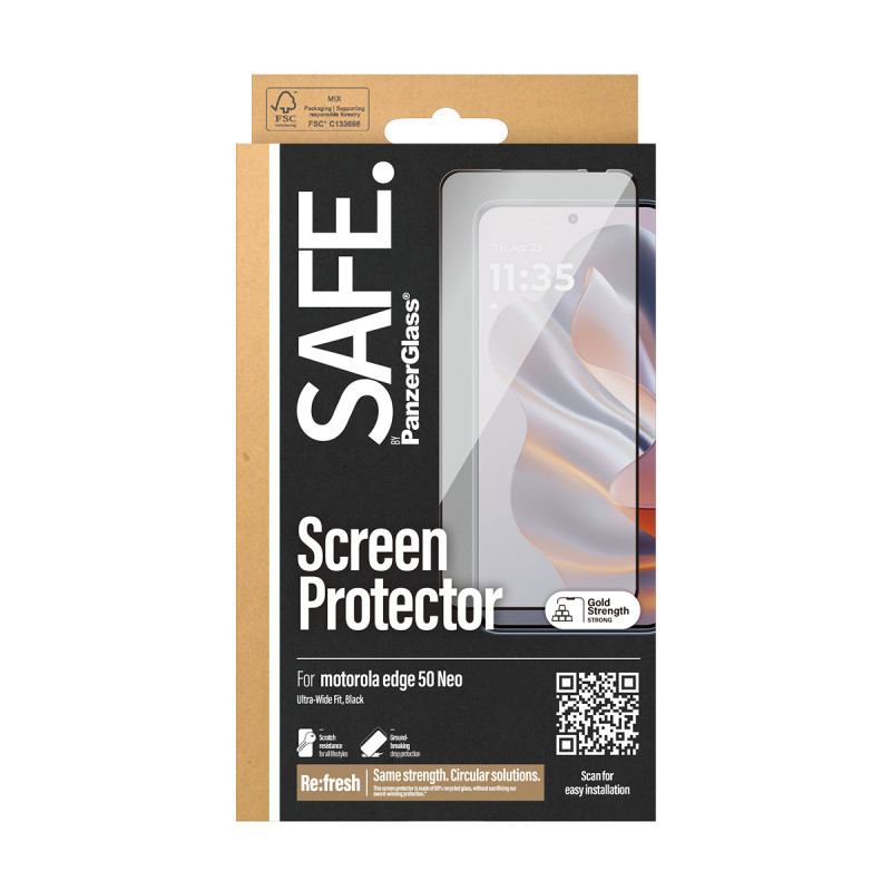 SAFE by PanzerGlass Motorola Edge 50 Neo ekrano apsauga Ultra-Wide Fit SAFE95985