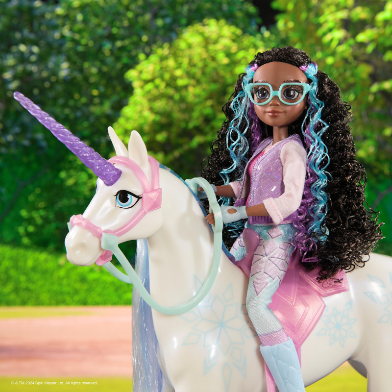 Spin Master Unicorn Academy - Ledyno vienaragis ir Ava raitelės figūrėlių rinkinys
