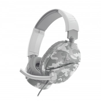Turtle Beach RECON 70 laidinės uždaros žaidimų ausinės su sulankstomu mikrofonu, balto kamufliažo spalvos (TBS-6230-02)