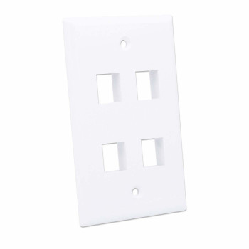 Intellinet 163316 paviršinio montavimo dėžutė 4 Keystone moduliams, balta