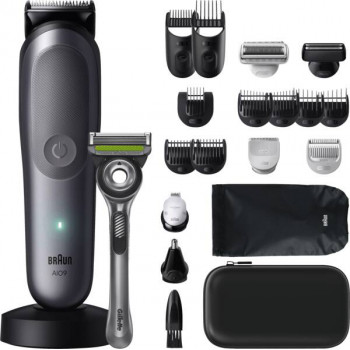 Braun AIO 9540 All-in-One Style Kit vyrų priežiūros rinkinys, sidabrinis