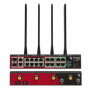 Opengear OM1308-8E-C pramoninis Gigabit PoE+ komutatorius su 8 prievadų nuosekliuoju serveriu, 8x RS-232 (X1/X2 pasirenkama), 8x 10/100/1000BASE-T, 240W PoE biudžetas, DIN bėgelis