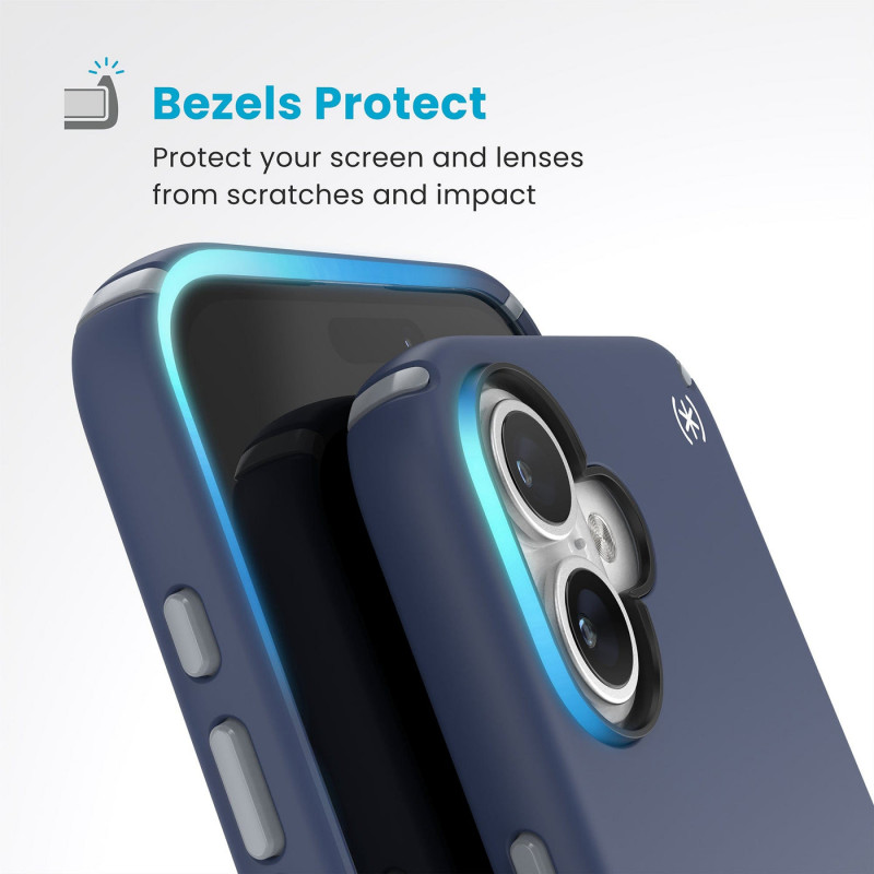 Speck Presidio2 Pro ClickLock & MagSafe dėklas, skirtas iPhone 16 Plus - tamsiai mėlynas